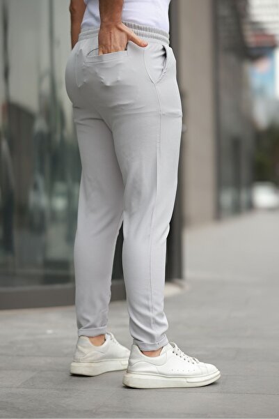 comstar Men's Trendy Double Leg Trousers with Elastic Waist