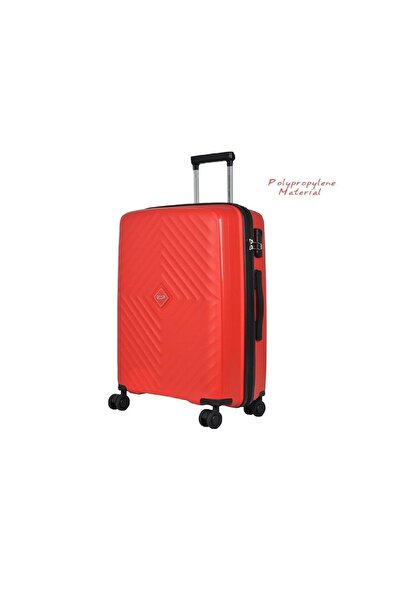 Vip Quad Set Of 3 Polypropylene Hard Sided 4-Wheeler Spinner Trolley Bag with TSA Lock
