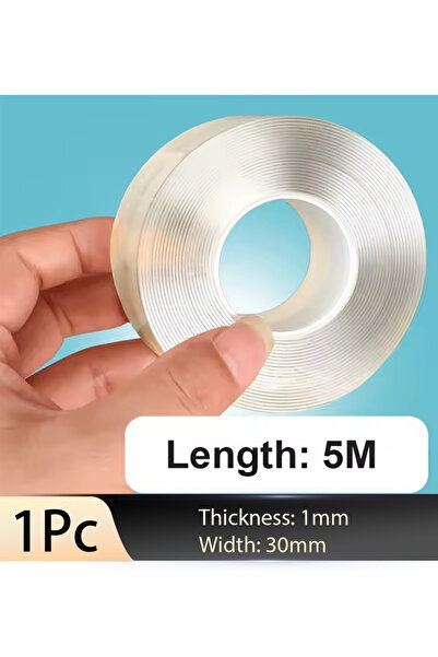 Choice34 30mm 1mm 5m Ultra-Strong Double-Sided Waterproof Monster Tape for Home & Appliances