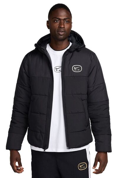 Nike Sportswear Air Syn Fill Men's Black Casual Hooded Coat