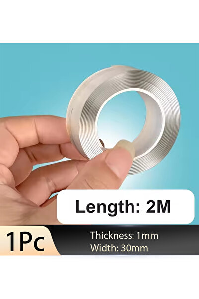 Choice33 30mm 1mm 2m Ultra-Strong Double-Sided Waterproof Monster Tape for Home & Appliances
