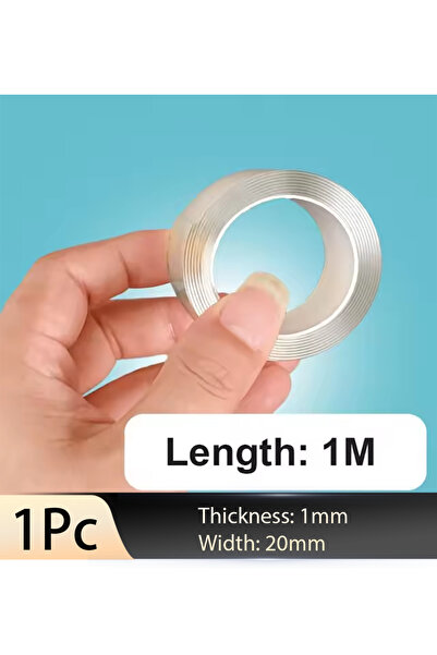 Choice32 20mm 1mm 1m Ultra-Strong Double-Sided Waterproof Monster Tape for Home & Appliances