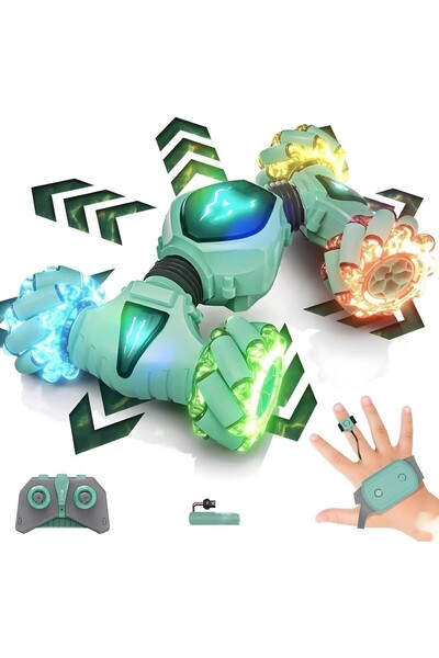 dekan toys Şarjlı El Sensörlü Akrobat Araba - Bilekten Kontrollü Uzaktan Kuma...