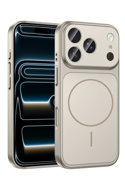 Rivor Apple iPhone 17 Pro Max Uyumlu Formen Kılıf MagSafe'li Cam Kamera Korum...