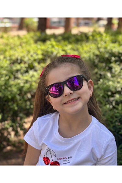 Polo Exchange WAYFARER BLACK/PURPLE MIRROR Polo Exchange Children's Glasses