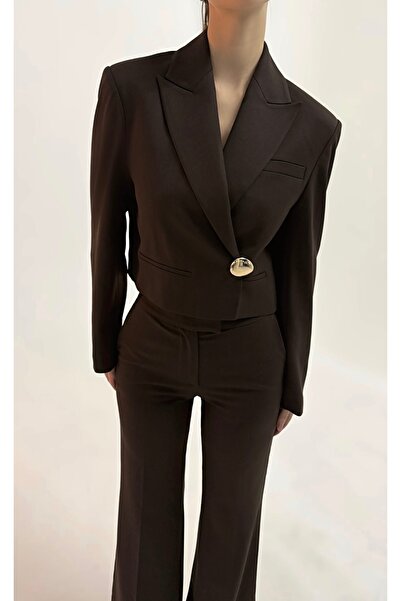 laulei Buckled Jacket Brown