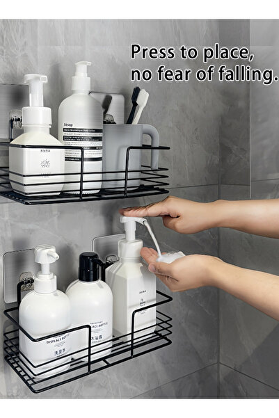 X SPRING Bathroom Wall-Mounted Stainless Steel Drainage Rack - Multi-Functional Rustproof Wall Storage