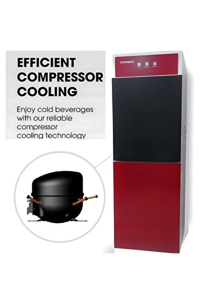 TURBO Turbo 2-in-1 Water Dispenser with Bottom Refrigerator – Hot/Cold/Normal. TURBO… The Choice You Build Confidence.
