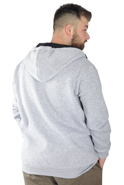 ModeXL Mode Xl Чоловічий светр на блискавці Free Your Mind 22536 Grimelanj