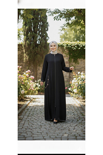 Clarity Siyah Müslin Ferace