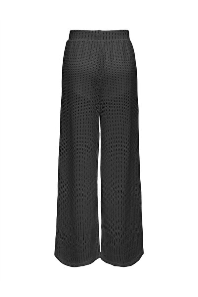 ONLY Onlfreya Openwork Straight Fit High Waist Wide Leg Pants Pants 15349329