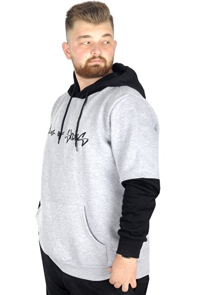 ModeXL Чоловіча толстовка з капюшоном Mode Xl Kangaroo Made Of Skies 22542 Grimelanj