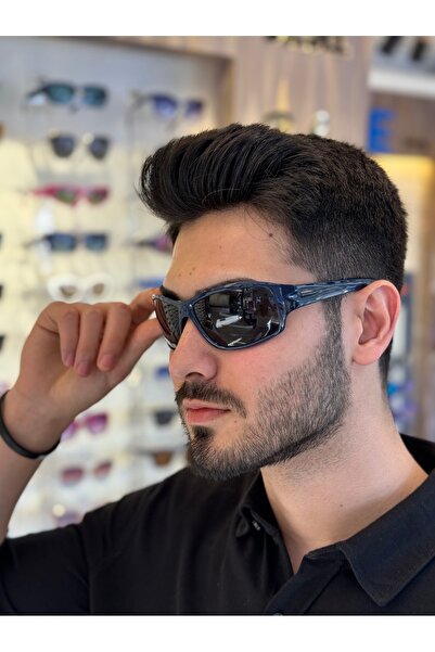 JULIANO 271 C303 62 Model Dark Blue Oval Sunglasses