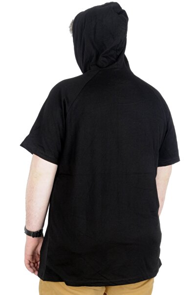 ModeXL Mode Xl Large Size T-shirt Hooded Game On 22177 Black