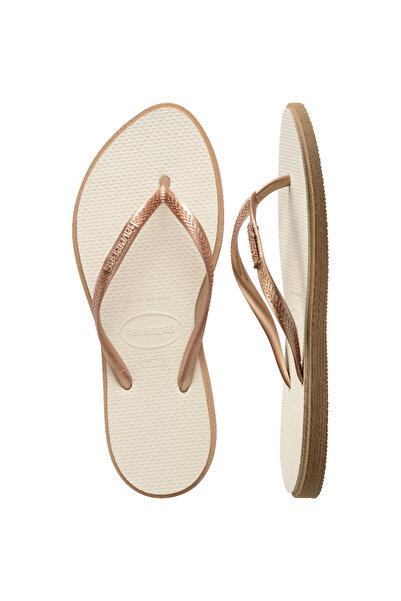 Havaianas Slim Point Women's Yellow Slippers - 4149584