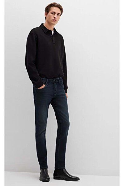 Mavi 0042426976 James Black Hazy Ink Jean Pants Men's Jeans Denim Trousers Denim