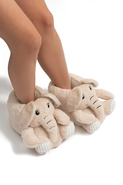 Twigy Elfi Women's Animal Slippers Beige 36/41