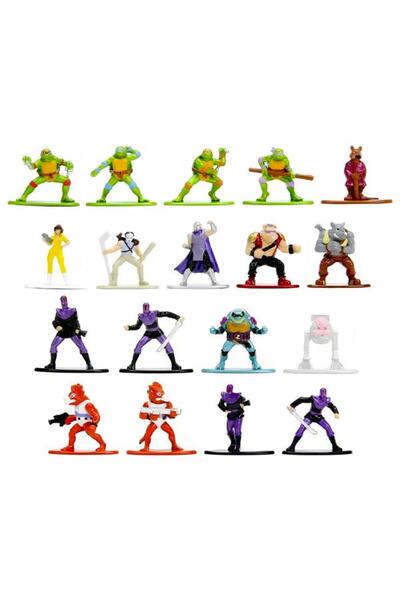 Jada Teenage Mutant Ninja Turtles Nano Metal Figure Set 18Pcs 253285004