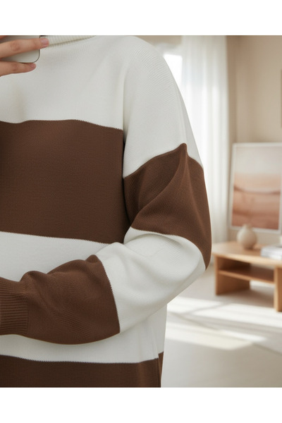 Modamorfo Half-Thigh Knitwear Set - K. Brown