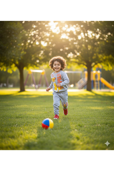 çıtır betüş 2-5 Years Old Lion King (Simba) Printed Children's Tracksuit Set | Transitional