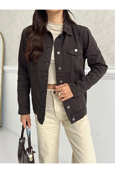 SHEVEGA Women's Smoked Boyfriend Long Linen Jacket