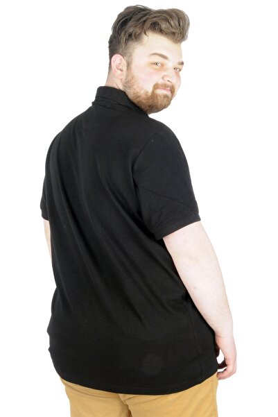 ModeXL Mode Xl Large Size T-shirt Polo New World 22339 Black