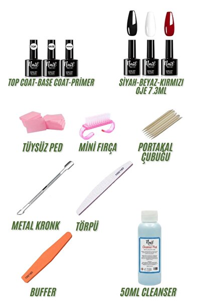 Nail Master Kalıcı Oje Seti 3 Renk