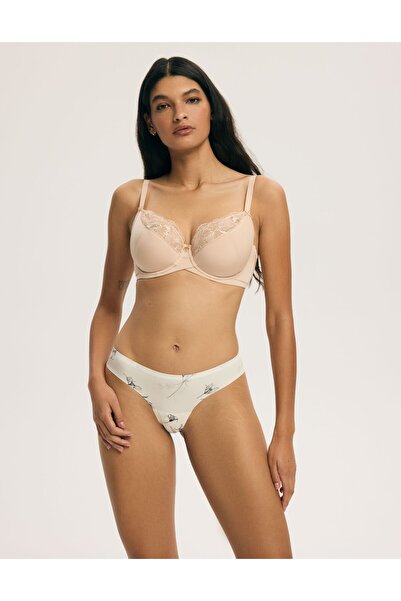 ESOTIQ Women's Brazilian Panties 2-Pack Set Seamless Laser Cut Invisible Briefs | Pie-Pie