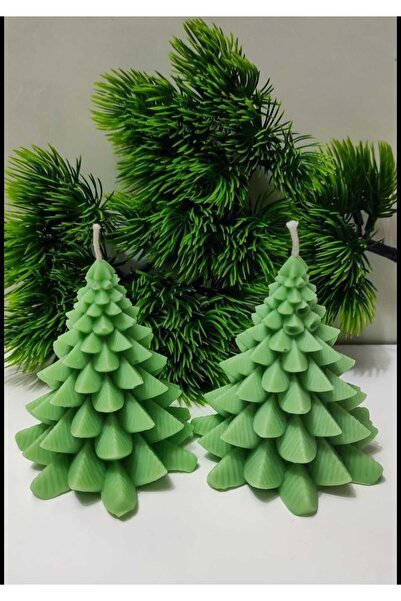 Handmade Decorative Christmas scented soy wax candle - Broadleaf Fir