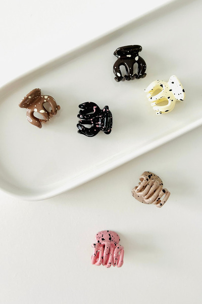 Tupek Store مجموعة من 6 مشابك حديثة للملابس مقاس 1.2 × 2 سم