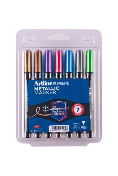 artline Metalic Marker Supreme 7 Renk Set