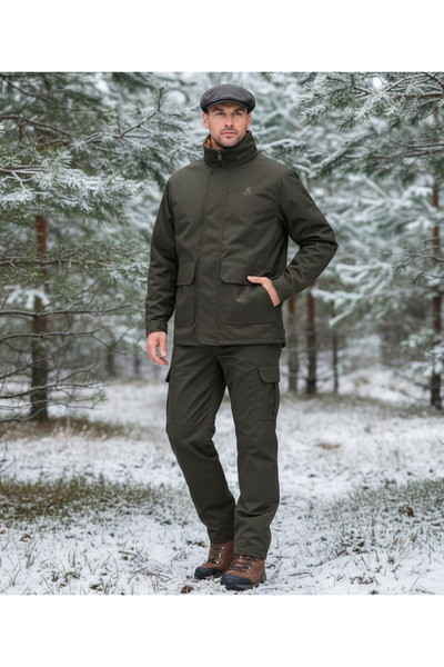 XHUNTER X Hunt Ustalar Kışlık Takım K.Haki (Mont - Pantalon)