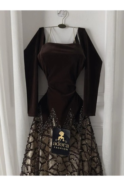 ADORA Velvet evening dress