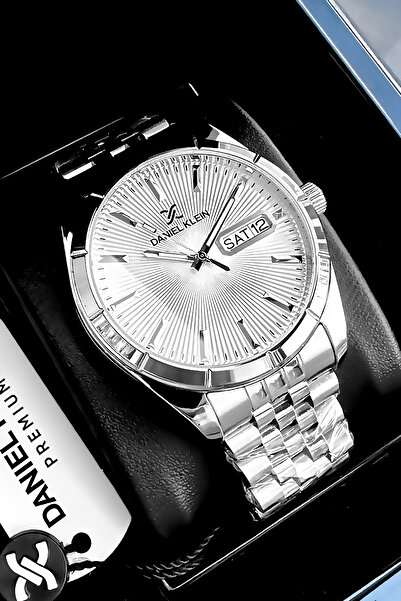 Daniel Klein 3 Atm Waterproof Men Wristwatch Smoked Color Steel Band Wristband With Gift Dke2063c4