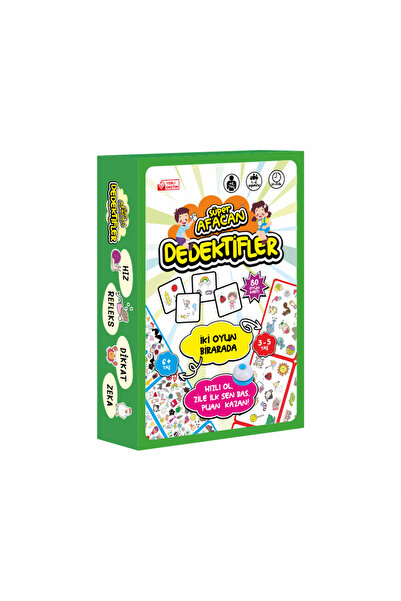 XAY Süper Afacan Dedektifler Hızlı Dedektif, Akıl Mantık Zeka Strateji Oyunu, Zihin Geliştirici