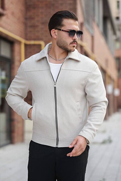 KOCCI New Season Cold-Proof Comfortable Fit Winter Men's Cashmere Jacket Coat