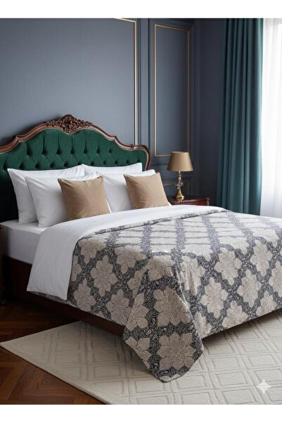 MODALİN Double Printed Pique Bedspread Daisy 200X230 cm