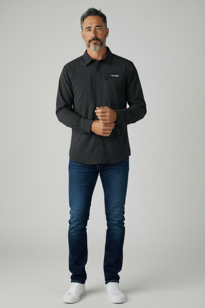 Butik Comfortable Fit Quality Transitional Full Stretch Fabric Very Flexible Double Pocket Shirt