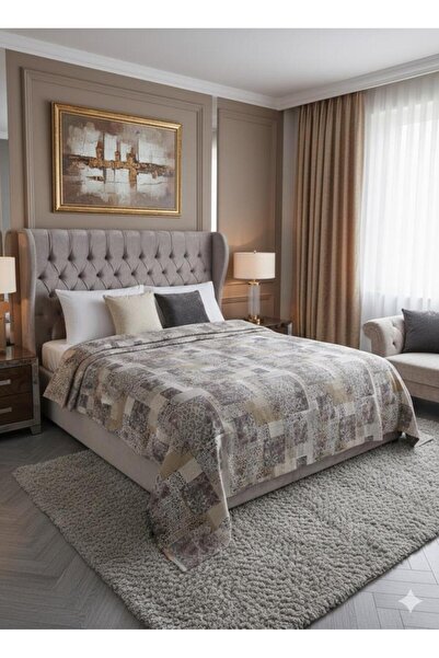 MODALİN Double Printed Pique Bedspread Daisy 200X230 cm