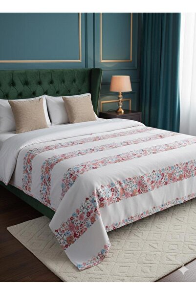 MODALİN Double Printed Pique Bedspread Daisy 200X230 cm