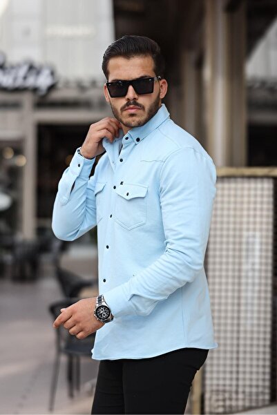 comstar Snap Fastener Double Pocket Winter Shirt