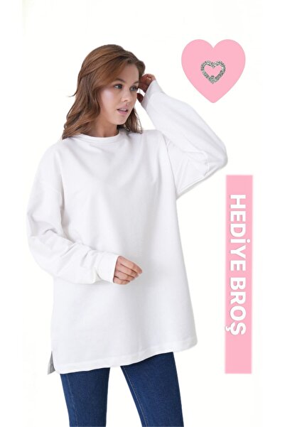 premium quality two yarn fabric, oversize, women's sweatshirt