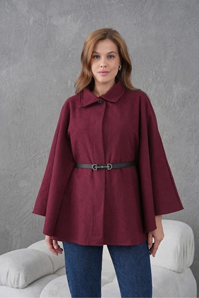 JAKARLI Uniszex piros pamut garbós Slimfit garbós pulóver