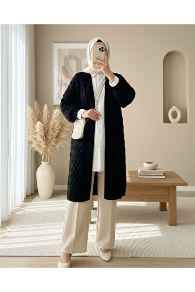 Modamorfo Μαλλιά πλεξούδα μοτίβο μακριά ζακέτα