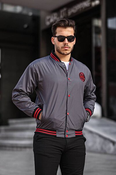 comstar Men's Printed Hooded Smoked College Windbreaker & Raincoat