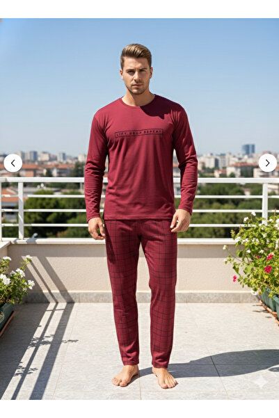 Sude HOMEWEAR Set de pijamale cu mânecă lungă pentru bărbați