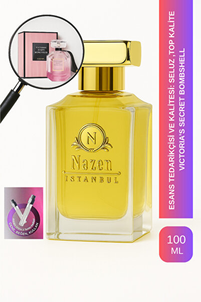 Nazen İstanbul Bombshell | Yaban Mersini - Armut - Menekşe - Şakayık | Cesur ve Taze Intense Kadın Extrait Parfüm