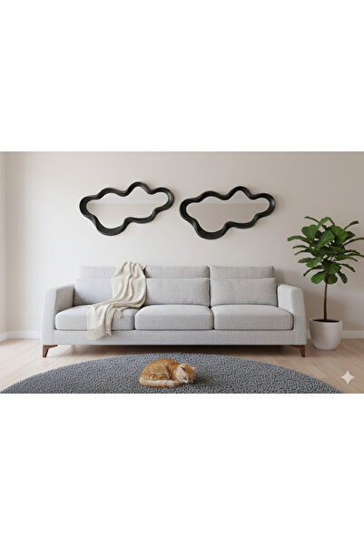 Generic Elegant mirror set with a luxurious frame, adding a touch of sophistication to any space. 100 x 49 cm