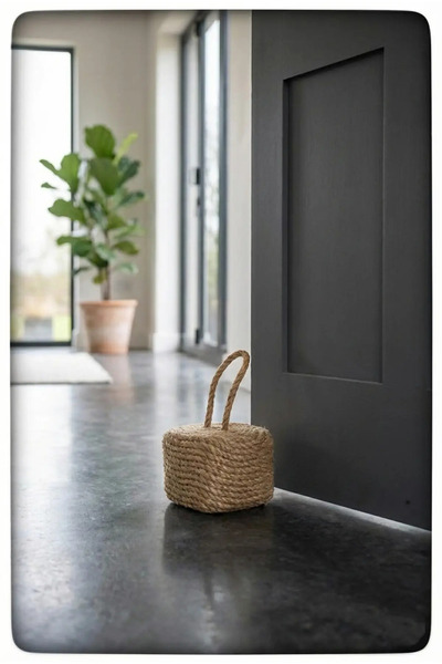 N NOXXO Decorative Rope Jute String Decorated Concrete Door Stopper Door Stop