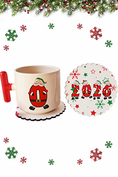 Öz Kupa Yeni Yıl Christmas Yılbaşı Özel Seri O-Ö Harfli Kırmızı T Kulp Lüks F...